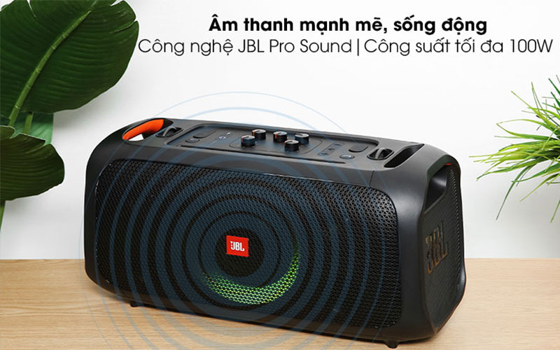 Loa JBL Partybox On The Go - Công suất