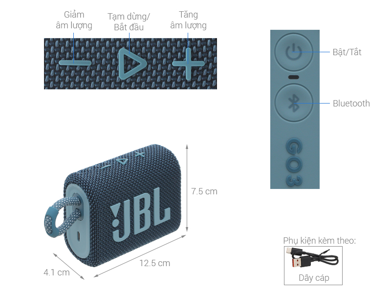 Loa Bluetooth JBL Go 3