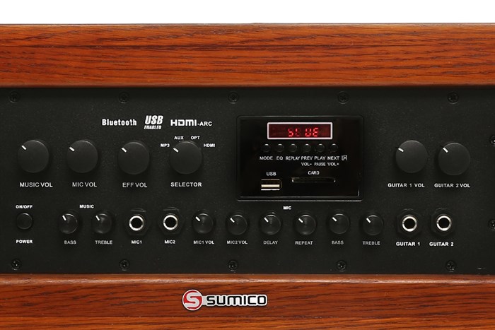 Loa điện karaoke Sumico Sound Base 80 250W Màu Đen - Vàng