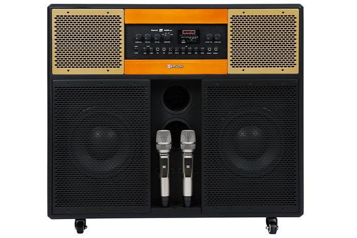 Loa điện karaoke Sumico Home Station 10 350W Màu Đen - Vàng