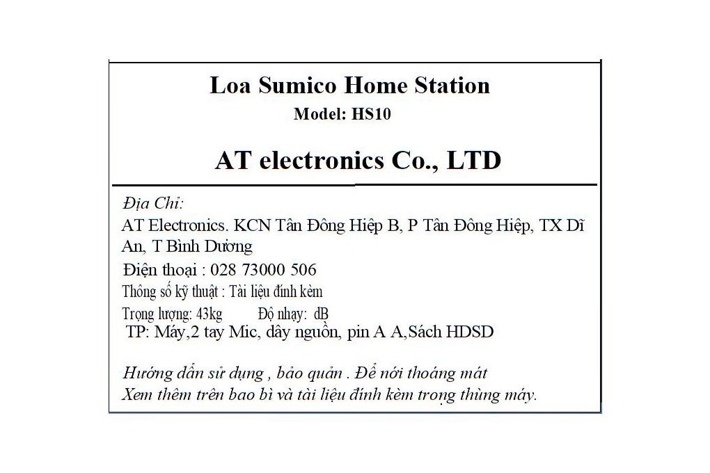 Loa sumico home station 10 - ảnh sản phẩm 3