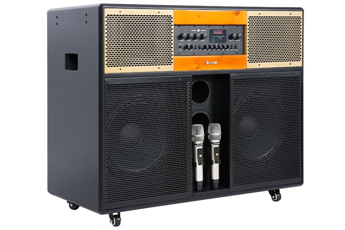 Loa điện karaoke Sumico Home Station 12 450W Màu Đen - Vàng