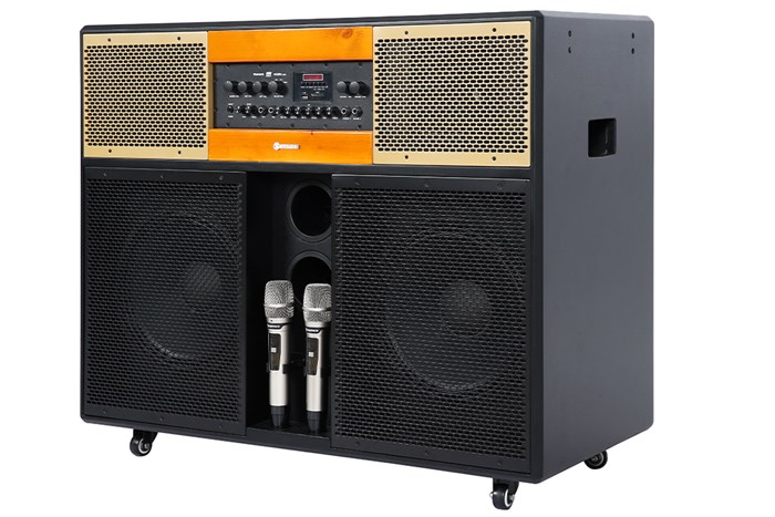 Loa điện karaoke Sumico Home Station 12 450W Màu Đen - Vàng