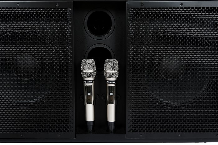 Loa điện karaoke Sumico Home Station 12 450W Màu Đen - Vàng