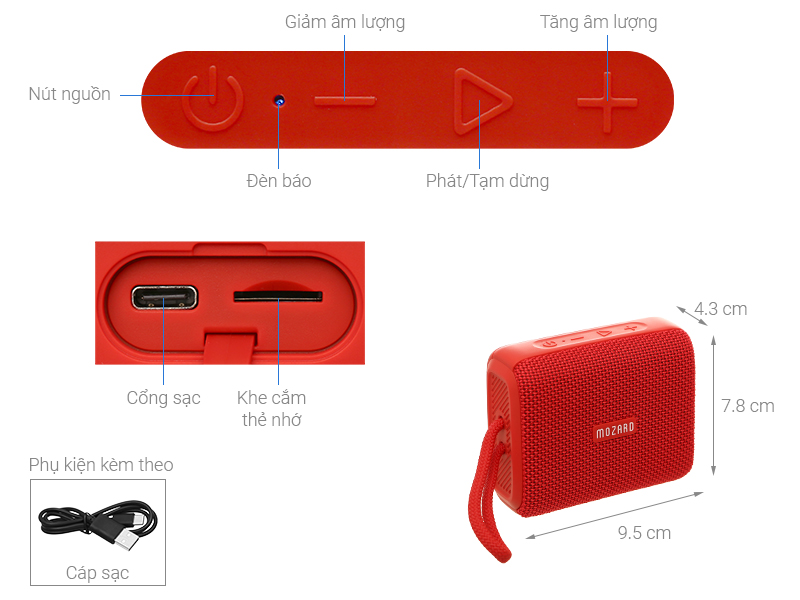 Loa Bluetooth Mozard S21
