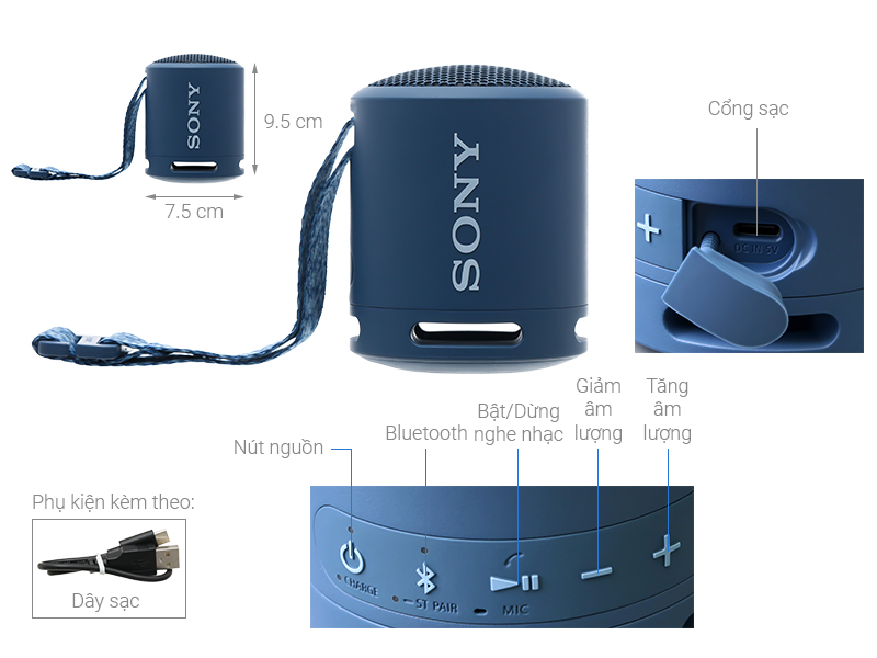 Loa Bluetooth Sony SRS-XB13