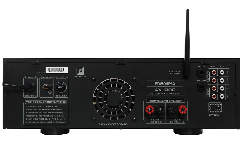 Amply Karaoke Paramax AX-1200 chính hãng