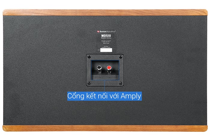 Cặp loa karaoke Boston Acoustics MD510 400W Màu Đen - nâu