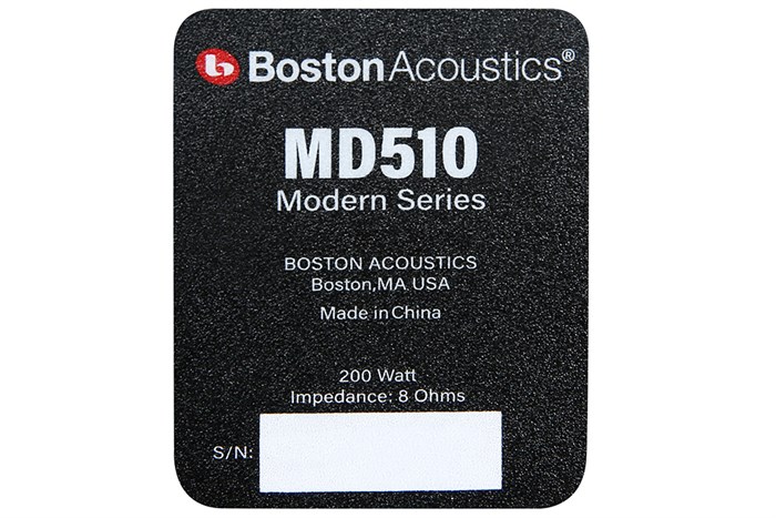 Cặp loa karaoke Boston Acoustics MD510 400W Màu Đen - nâu