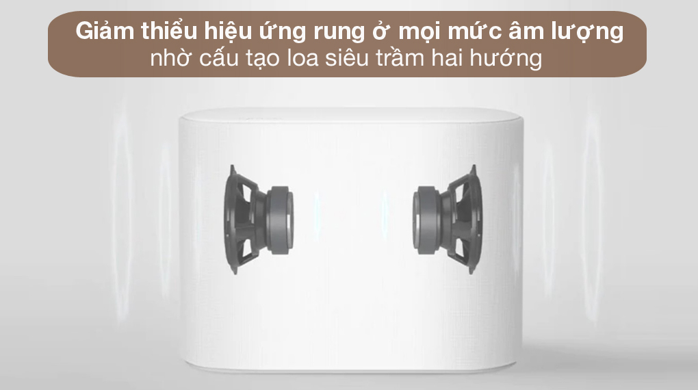 Loa siêu trầm 2 hướng - Loa thanh LG QP5W