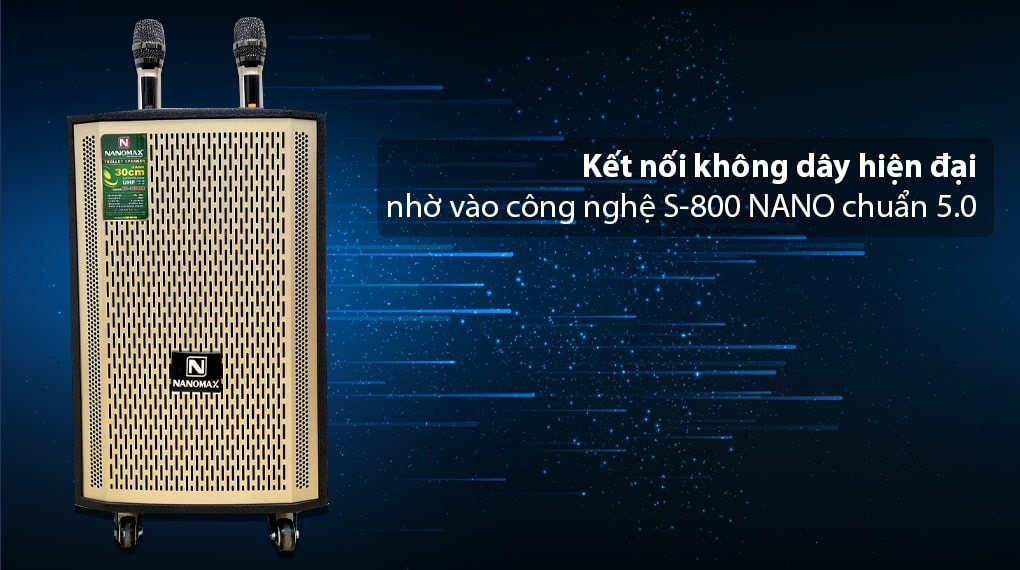 Loa kéo karaoke Nanomax S-800 360W - 9