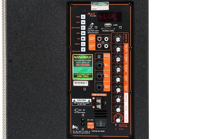 Loa kéo karaoke Nanomax S-800 360W Màu Đen
