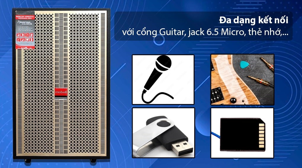 Loa kéo karaoke Mobell MK-5070 400W - 11