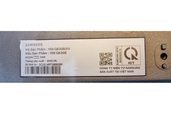 Bộ loa thanh Samsung HW-Q630B 360W Màu Đen