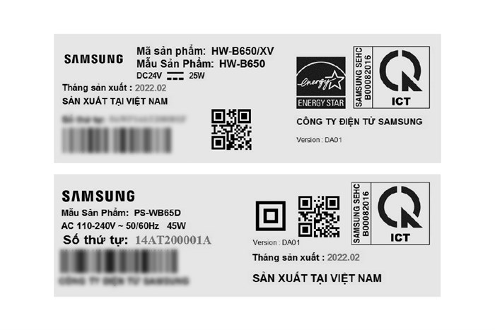 Bộ loa thanh Samsung HW-B650 430W Màu Đen