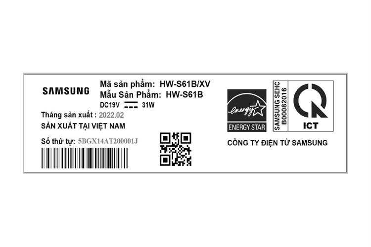 Loa thanh Samsung HW-S61B 200W