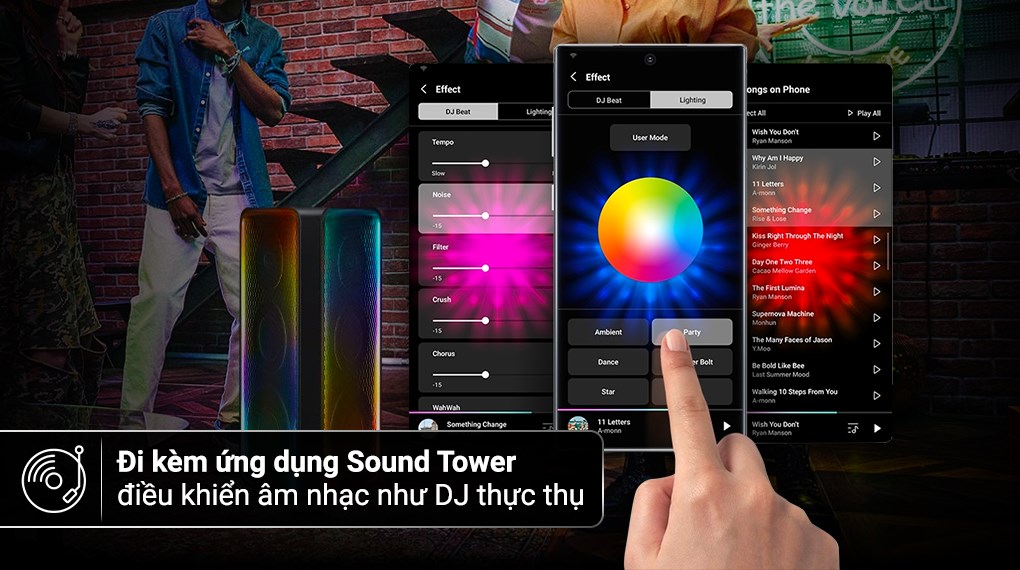 Loa tháp Samsung MX-ST90B 1700W