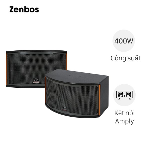 Cặp loa karaoke Zenbos XR-680 400W
