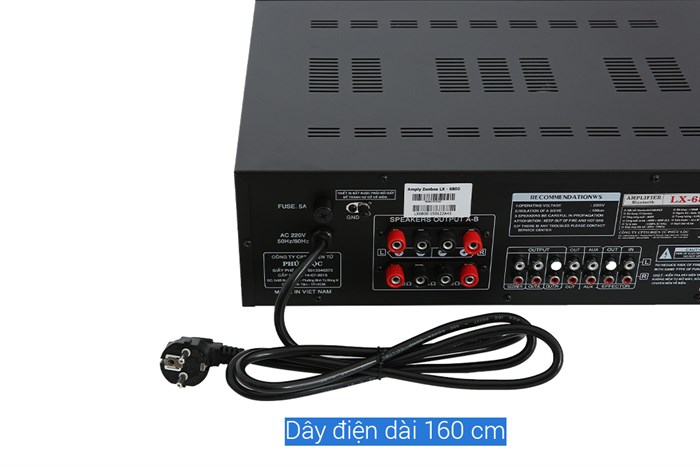 Amply Zenbos LX-6800 800W Màu Đen