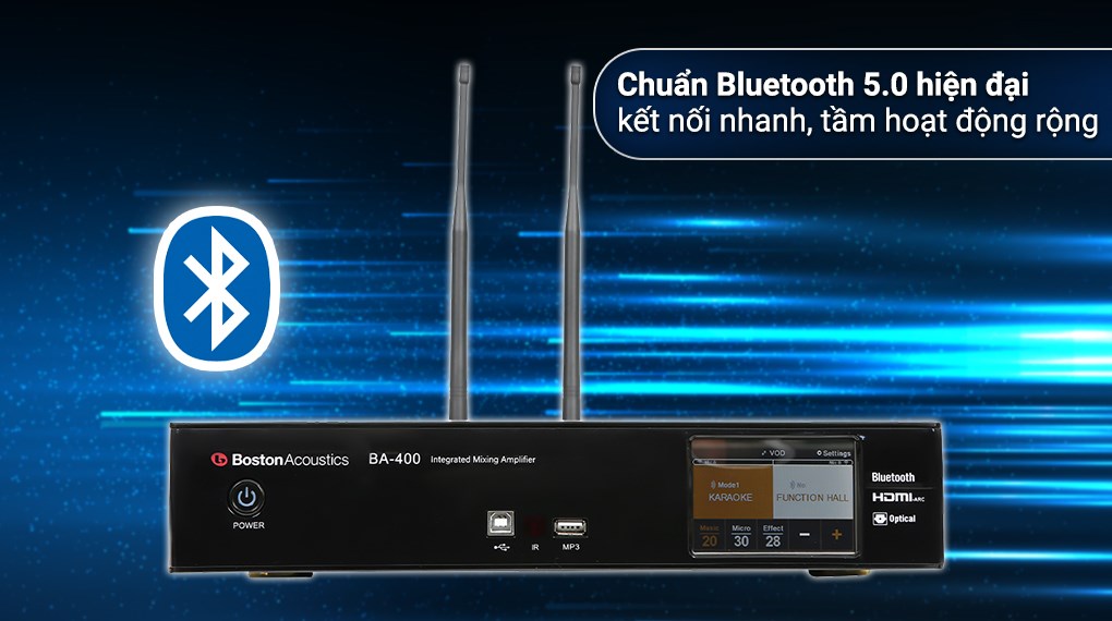 Amply Boston Acoustics BA400 800W