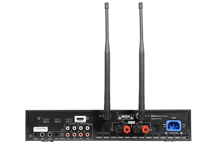 Amply Boston Acoustics BA400 800W Màu Đen