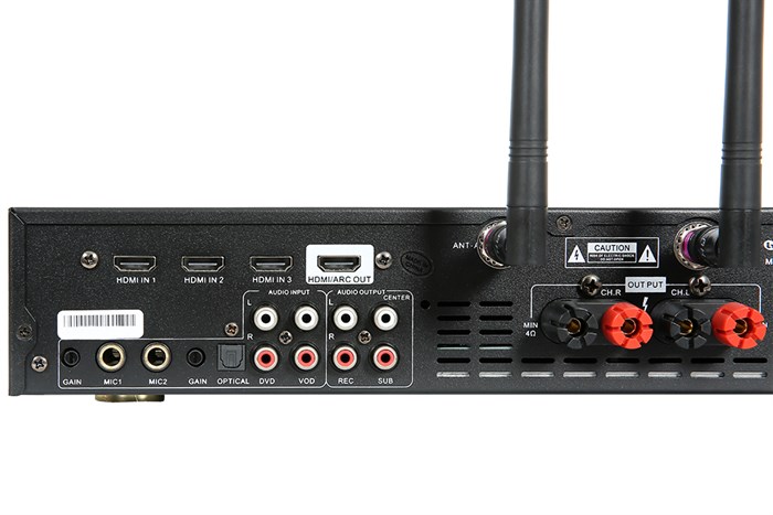 Amply Boston Acoustics BA400 800W Màu Đen