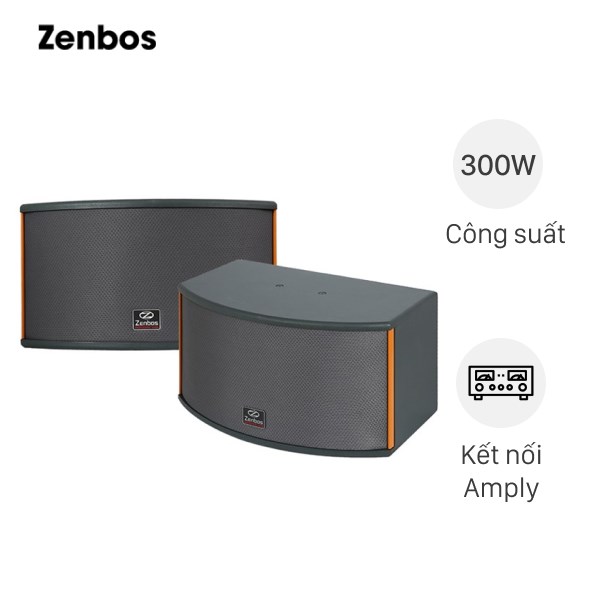 Cặp loa karaoke Zenbos CR-5 300W