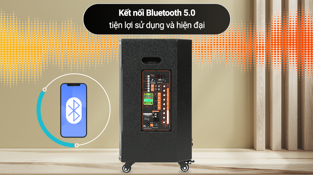 Loa kéo Karaoke Nanomax S-820 - Bluetooth