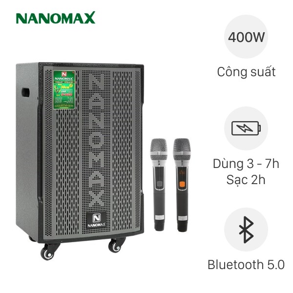 Loa kéo karaoke Nanomax S-820 400W