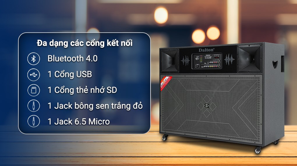 Loa điện karaoke Dalton TS-18A8500 3000W - 8