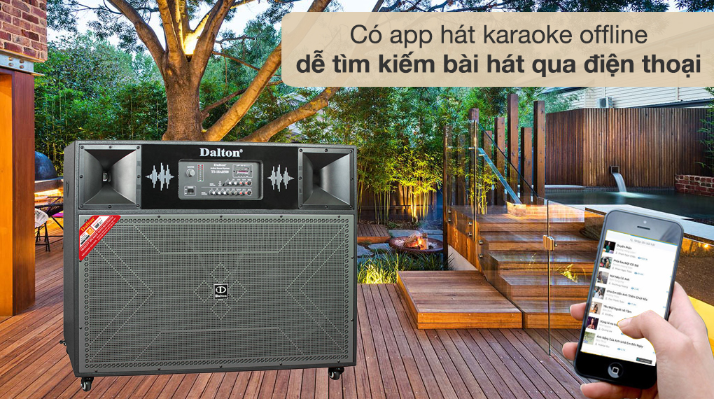 Loa Karaoke Dalton TS-18A8500 - Điều khiển