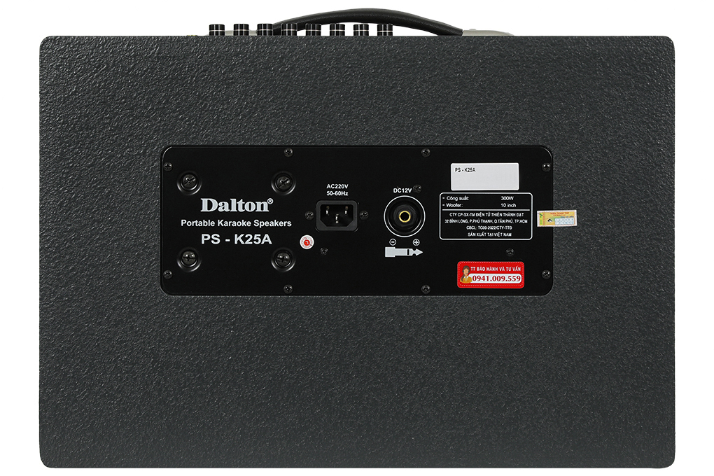 Loa karaoke xách tay Dalton PS-K25A 300W Màu Xám
