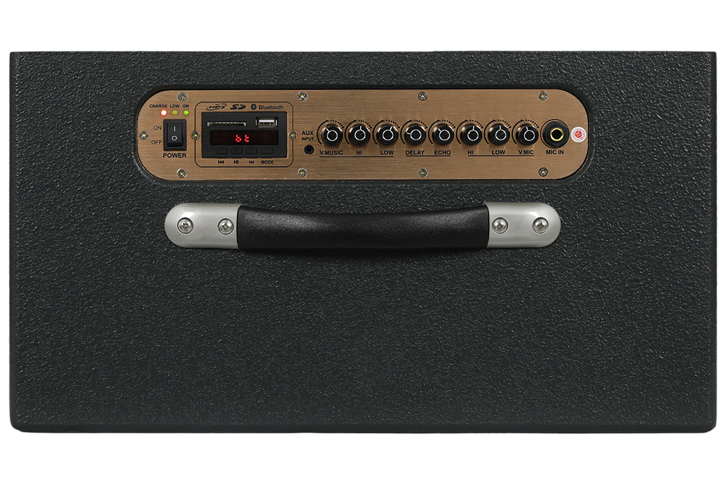 Loa karaoke xách tay Dalton PS-K25A 300W Màu Xám