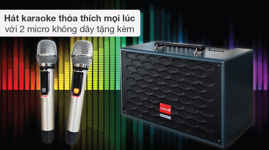 Loa Karaoke Mobell MK-4020 - Tặng kèm micro không dây