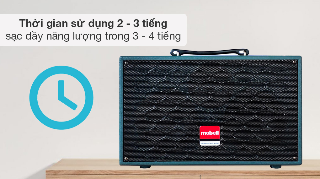 Loa Karaoke Mobell MK-4020 - Thời gian sử dụng