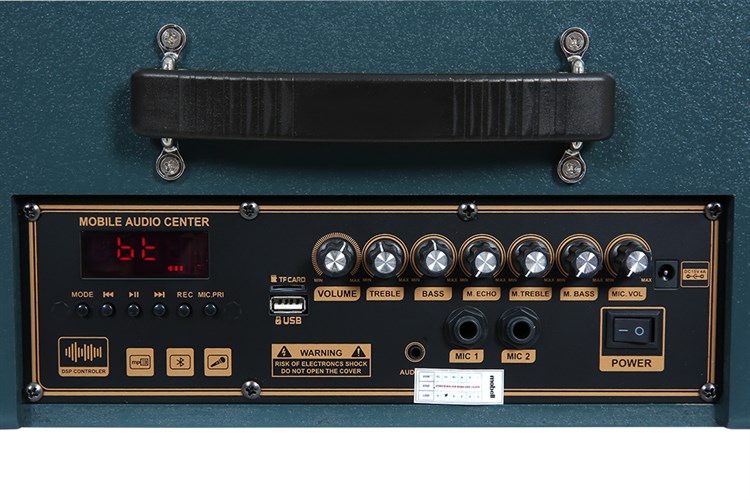 Loa karaoke xách tay Mobell MK-4020 300W Màu Xanh ngọc