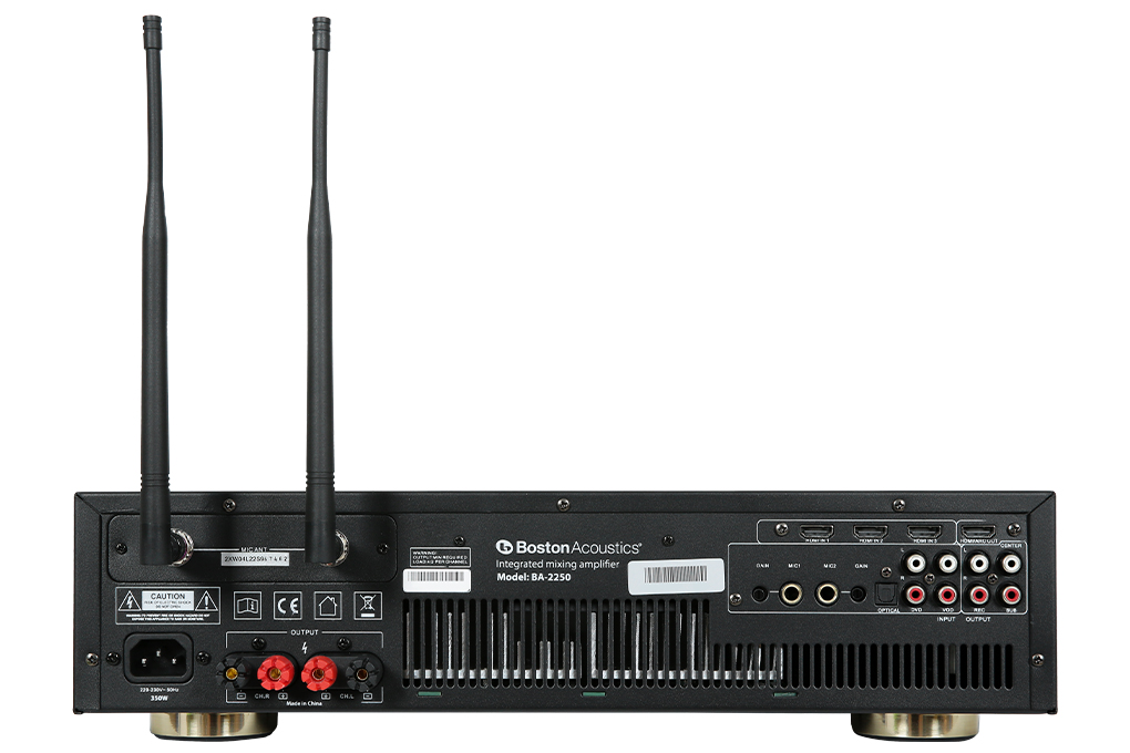 Amply Boston Acoustics BA2250 600W Màu Đen