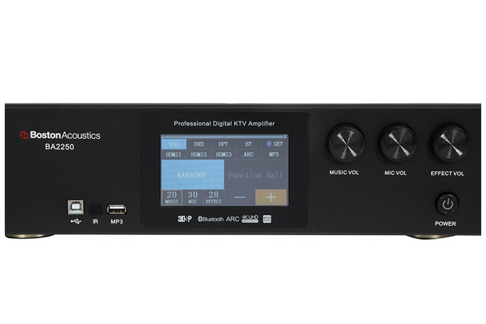 Amply Boston Acoustics BA2250 600W Màu Đen