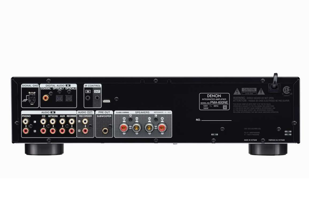 Amply Denon PMA600NEBKE2 70W Màu Đen