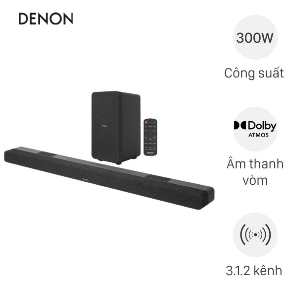 Bộ loa thanh Denon DHTS517BKE2 300W