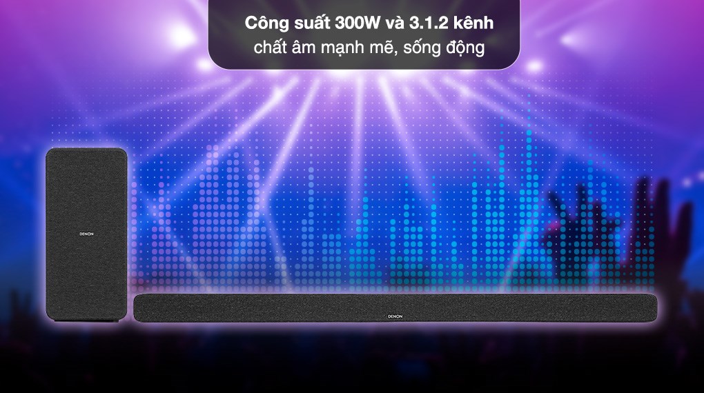 Bộ loa thanh Denon DHTS517BKE2 300W
