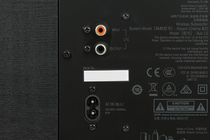 Bộ loa thanh Klipsch Cinema 800 800W Màu Đen