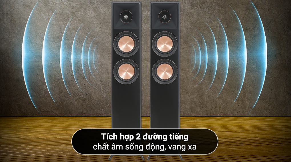 Cặp loa Klipsch RP-5000F II Walnut 400W