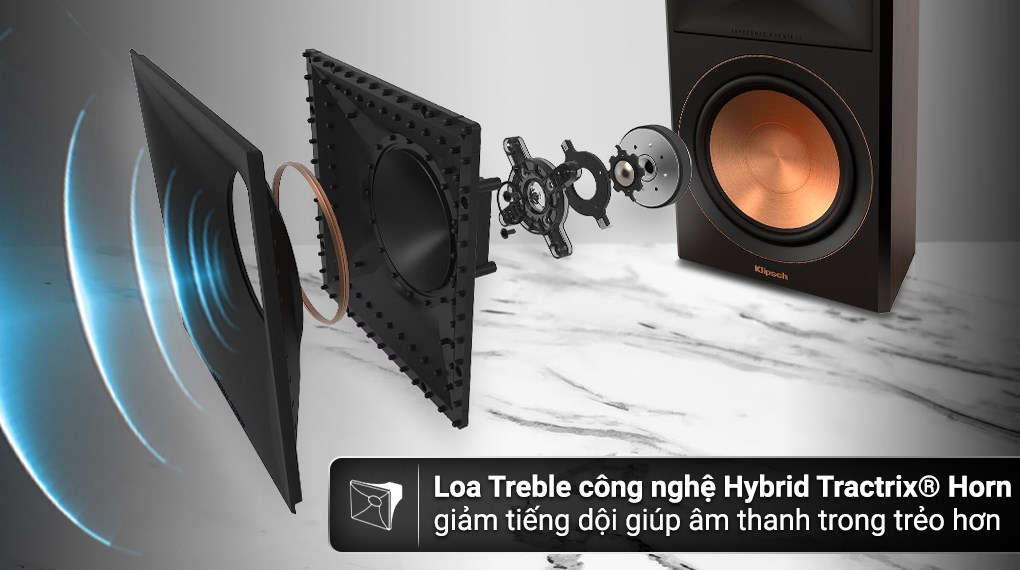 Cặp loa Klipsch RP-600M II Walnut 400W