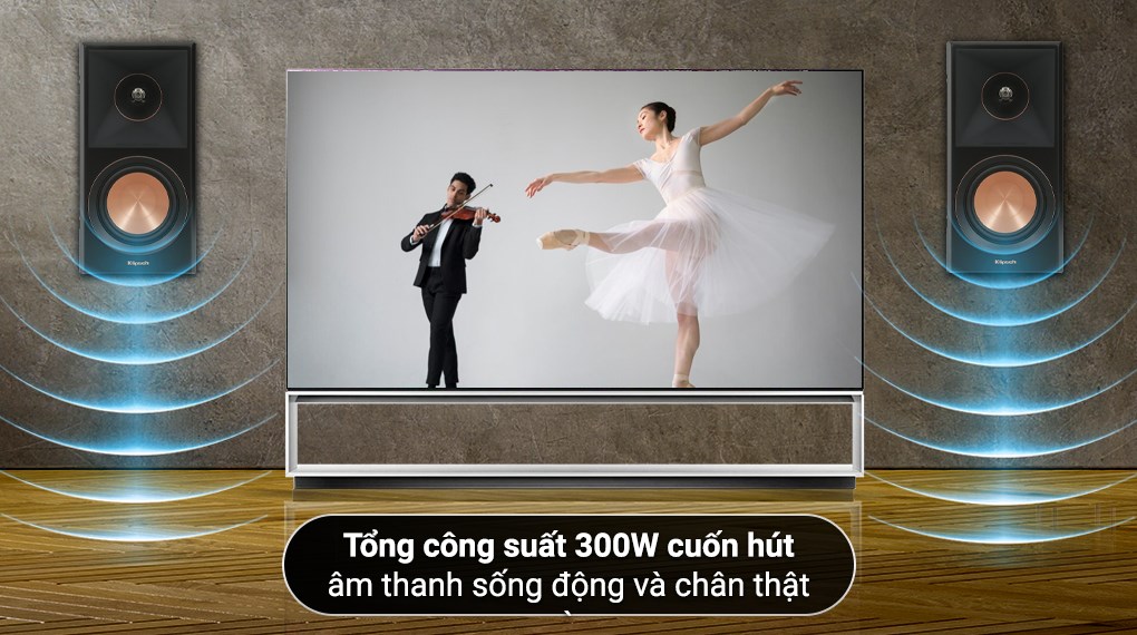 Cặp loa Klipsch RP-500SA II Walnut 300W