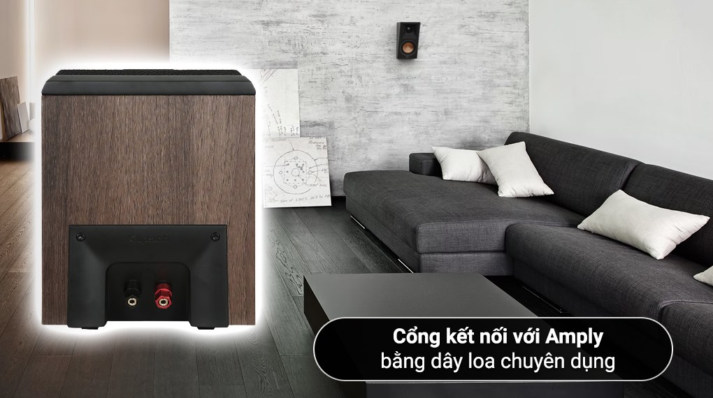 Cặp loa Klipsch RP-500SA II Walnut 300W