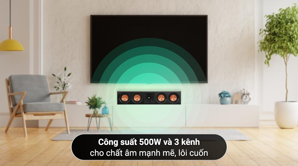 Loa Klipsch RP-404C II Walnut 500W