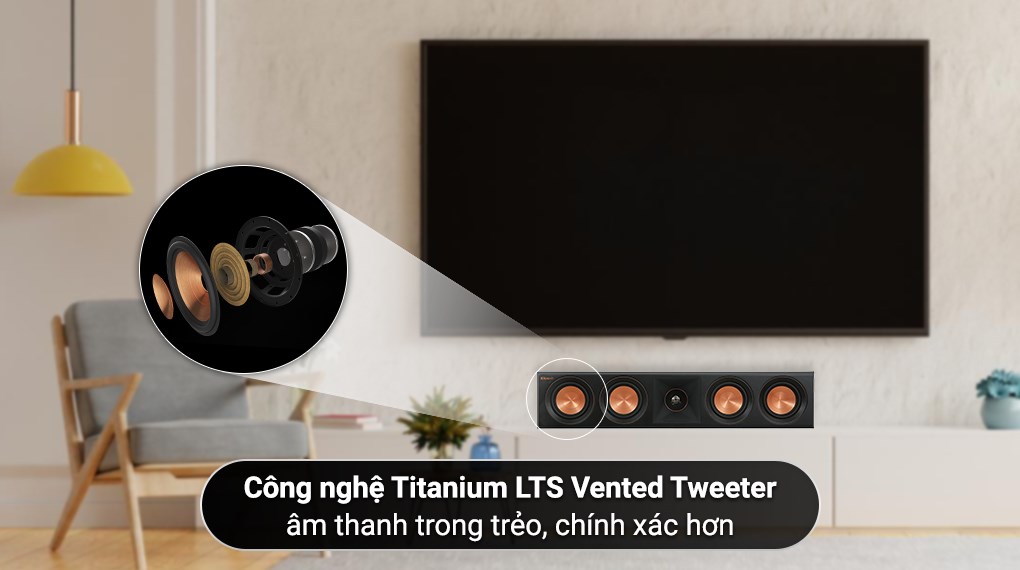 Loa Klipsch RP-404C II Walnut 500W