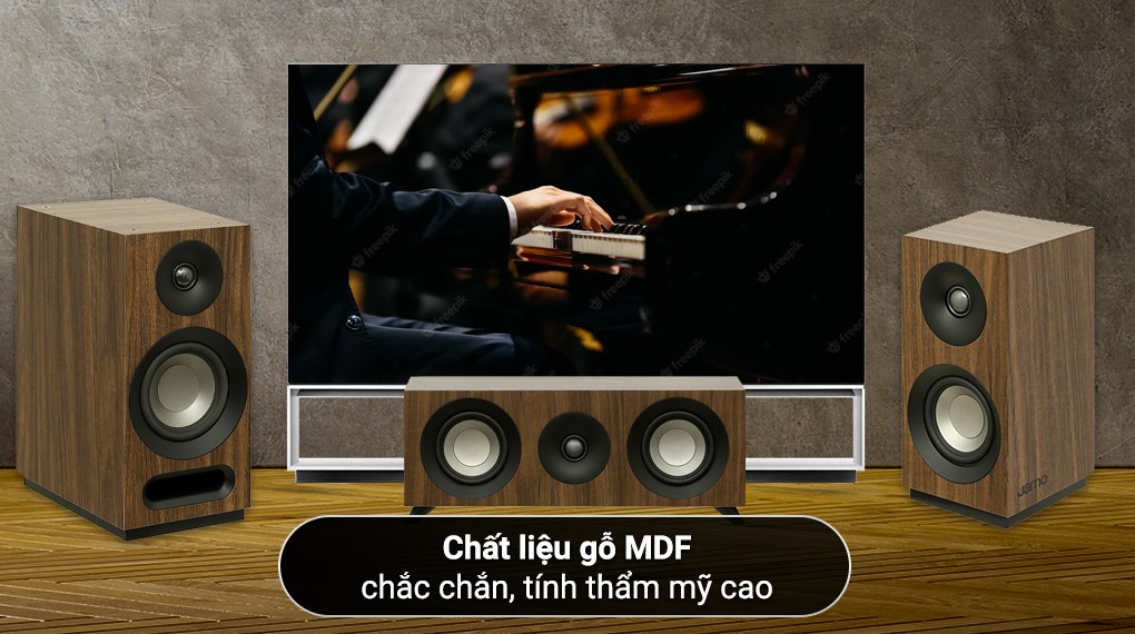 Bộ loa Jamo S803 HCS Walnut 400W