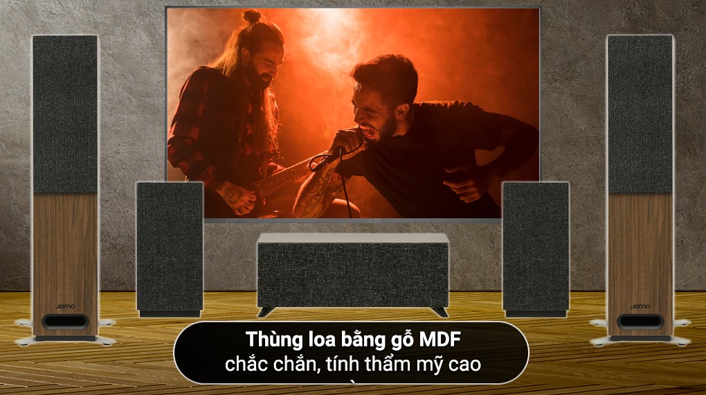 Bộ loa Jamo S805 HCS Walnut 400W